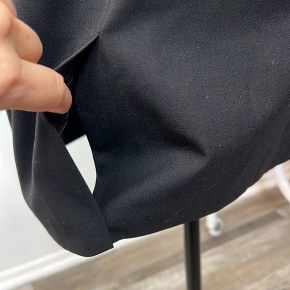 Banana Republic NWT Sheath Black Midi Dress 95%wool+spandex stretch Sleeveless - Picture 8 of 16